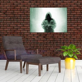 Tablou - Călugăr în întuneric (90x60 cm)