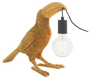 Lampă de masă Endon 95077 TOCO TOUCAN 1xE27/10W/230V auriu