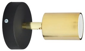 LED Spot de perete TUNE 1xGU10/4,8W/230V auriu/negru
