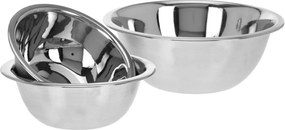Bol din oțel inoxidabil, set de 3 boluri de bucătărie 700 ml, 950 ml, 1900 ml