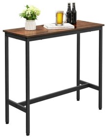 Masă de bar BARTIS maro/negru