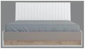 Dormitor GLOBAL100 - oak blanco/dark capucino