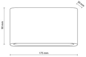 Aplică LED de exterior ARWENA 2xLED/6W/230V IP54 negru