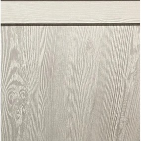 Vitrina Cu 3 Usi Behalf Stejar Riviera Si Stejar Gri, 151.1 Cm