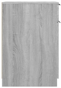 Dulap de birou, gri sonoma, 33,5x50x75 cm, lemn prelucrat 1, sonoma gri, sonoma gri