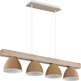 Globo 16466-4H - Lustră suspendată pe cablu LYNDON 4xE14/40W/230V