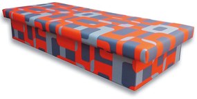 Pat de o persoană (canapea) 80 cm Janae 10 (Gusto 6A portocaliu). 793087