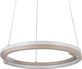 Eglo 901824 - Pendul LED dimabil MEZZOMONTE, 2xLED/20W/230V, bej + telecomandă