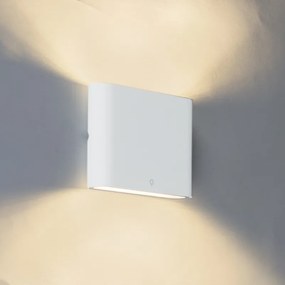 Lampă modernă de perete pentru exterior alb 11,5 cm cu LED - Batt