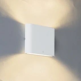 Lampă modernă de perete pentru exterior alb 11,5 cm cu LED - Batt