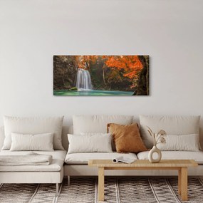 Tablou - Cascadă în Thailanda (120x50 cm)