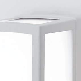 Aplica perete LED de exterior moderna IP54 Bob alba