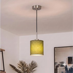 Brilagi - Lustră LED suspendată pe cablu NUBILA 1xE27/60W/230V Ø 14 cm negru/verde