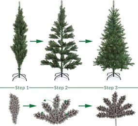 Deuba Brad artificial 140 cm + suport