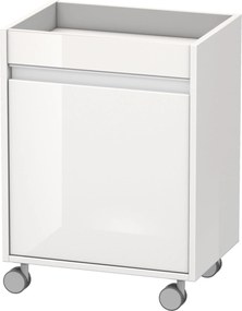 Duravit Ketho dulap 50x36x67 cm laterala pe picioare alb KT2530R2222