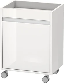 Duravit Ketho dulap 50x36x67 cm laterala pe picioare alb KT2530R2222