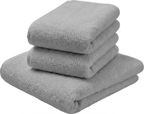 Prosop NORIELLE 70x140 cm gri deschis, 100% bumbac