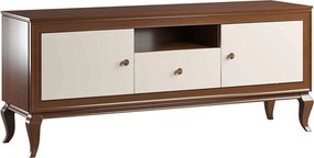 Comodă TV lemn masiv Nicola, 156 × 43 × 67 cm