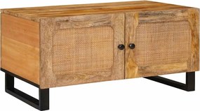 vidaXL Masă de cafea natural 80 x 50 x 40 cm Lemn de mango solid