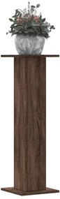 vidaXL Suporturi plante 2 buc. stejar maro 30x30x95 cm lemn prelucrat