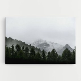 Tablou Canvas, 90x140cm, Dormitor si Living, Peisaje, Paduri, Foggy Mountain Forest