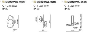 Aplica design decorativ modern Miracle