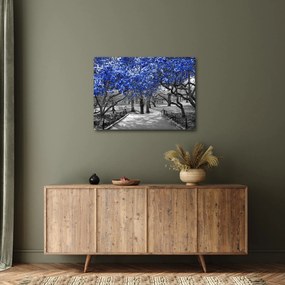 Tablou - Copaci albaștri Central Park, New York (70x50 cm)