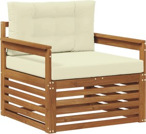 vidaXL Set de canapele de exterior Lemn de acacia solid și poliester