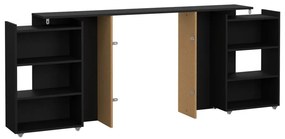 Tăblie de pat neagră 165x80 cm Naia – Tvilum