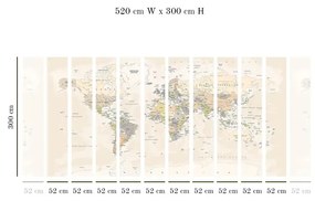 Tapet VLAdiLA Classic map 520 x 300 cm