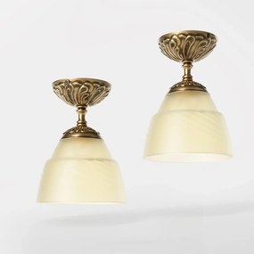 Lustra aplicata din alama stil Neoclassical Elisa