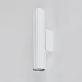 Aplica minimalista din aluminiu canelat Anna Wall 2 alb