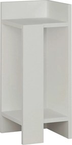 Noptiera Elos, alb, PAL, 25x27x60 cm