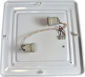 Plafonieră WILTON 2xE27/60W/230V 33x33 cm antracit