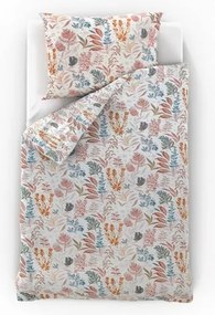 Kvalitex Satin lenjerie de pat Luxury Collection Coral garden, 220 x 200 cm, 2 buc. 70 x 90 cm