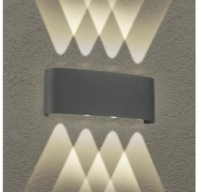 Brilagi - Aplică LED de exterior FLAREBOX LED/8W/230V antracit IP65