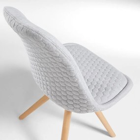 Scaun LARS tesatura gri deschis