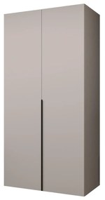 Dulap de haine 100 cm Alice 1 (Cașmir + Negru). 1126099