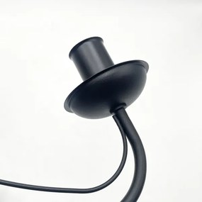 Candelabru pe lanț ANTON 3xE14/15W/230V negru