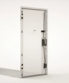 Usa metalica de intrare in apartament antiefractie - Dierre SPARTA 8 + Contratoc ST, Usa Alb + Toc Alb, 1.5 mm