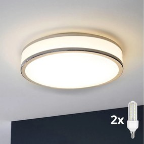Eglo 31025 - LED plafonieră de baie PALERMO 2xE14/40W/230V IP44