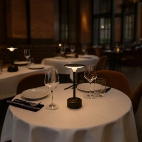 Lampă de birou LED tactilă reîncărcabilă TAVOLO LED/2,5W/5V 2400 mAh 3000-6000K neagră