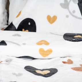 Lenjerie de pat din microflanel 4Home Romantic, 140 x 200 cm, 70 x 90 cm