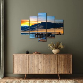 Tablou - Alimentarea cu energie electrică (150x105 cm)