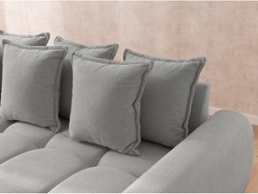 Colțar gri deschis (cu colț pe partea dreaptă/cu șezlong) Albane – Ropez