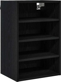 vidaXL Dulap suspendat Stejar negru 40 x 29,5 x 60 cm Lemn compozit