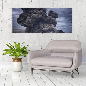 Tablou - Erupție vulcanică (120x50 cm), în 40 de alte dimensiuni noi