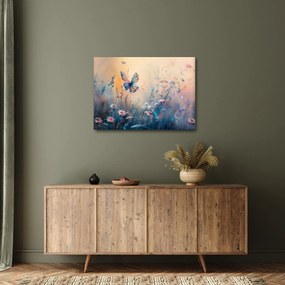 Tablou - Pajiște cu Fluture II (70x50 cm)