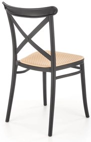 Scaun de grădină Karma K512 (negru + bej). 1118269