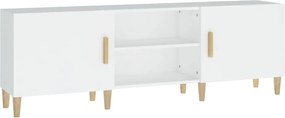 vidaXL Comodă TV, alb, 150x30x50 cm, lemn compozit